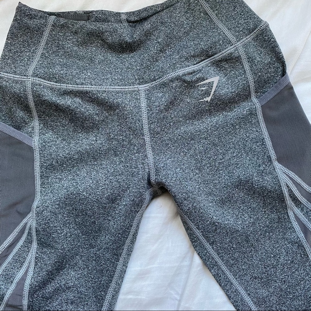 SOLD GYMSHARK HIGH WAISTED SLEEK SCULPTURE CROP LEGGING - Picture 12 of 13